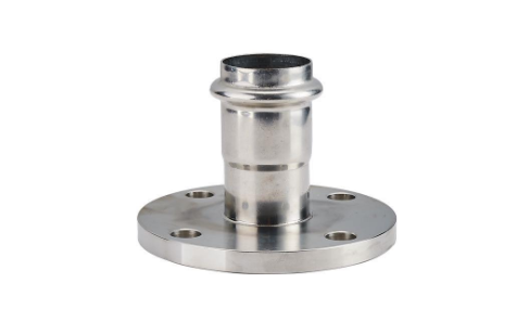 不銹鋼卡壓管件法蘭轉接頭